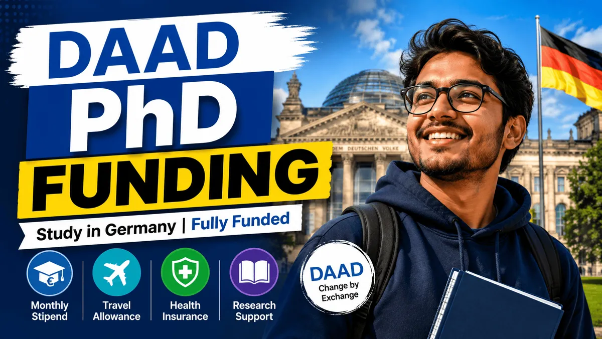DAAD PhD Scholarship 2027: €1,400 Tax-Free, Deadline 21 October 2026