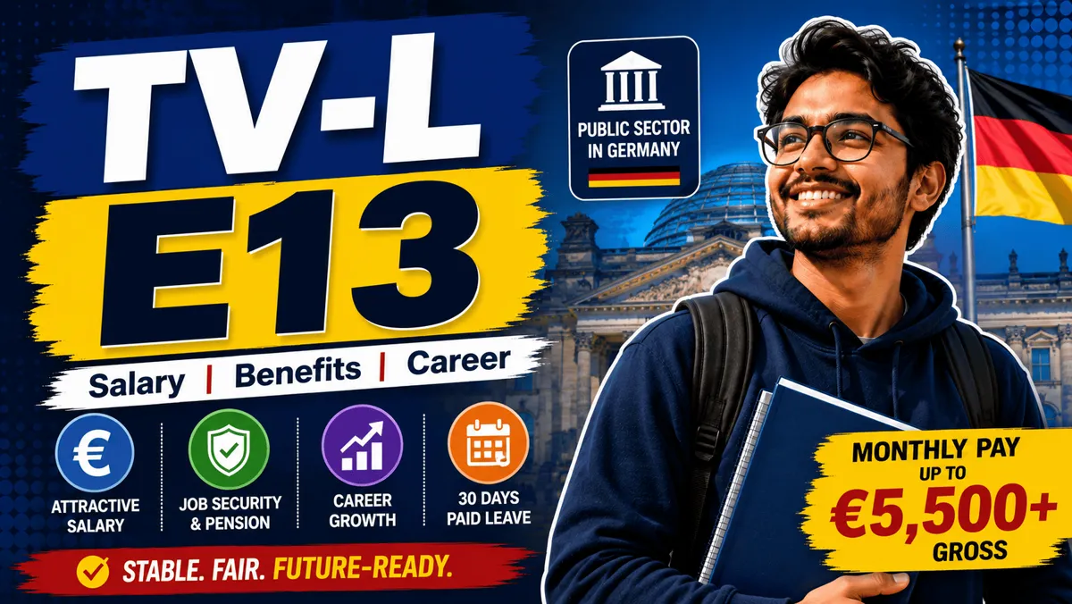 TV-L E13 Salary 2026: €1,950 Net on 65%, What a PhD in Germany Really Pays