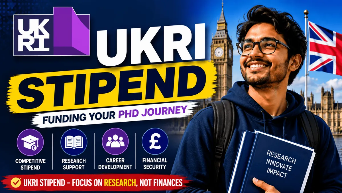 UKRI Stipend 2026/27: £21,805 Tax-Free - and the Offer-Letter Trap